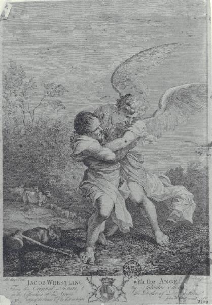 JACOB WRESTLING with the ANGEL.