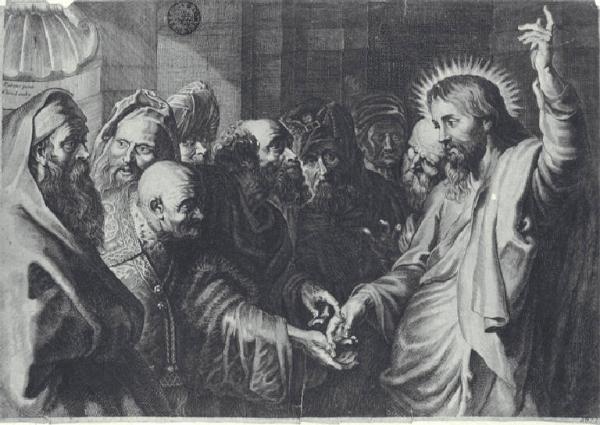 Gesù Cristo restituisce la moneta ai farisei