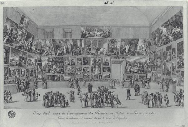 Esposizione di pittura al Louvre