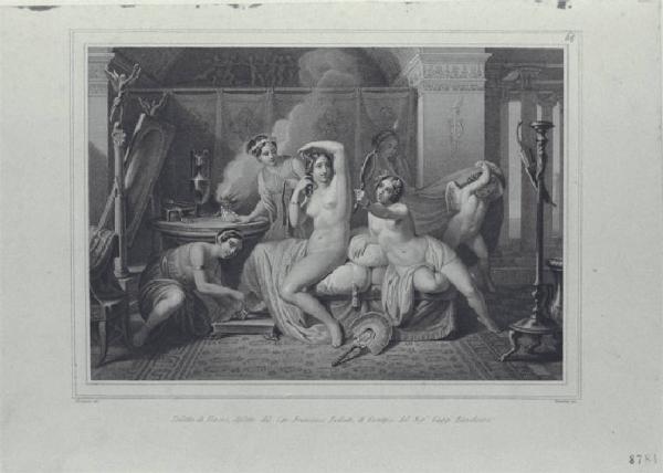 Toilette di Venere, dipinto del Cav. Francesco Pedretti, di commis. del Sig.r Gaggi Banchiere
