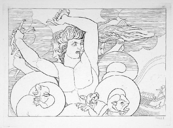 Sujets de l'OdissÃ©e d'Homere gravÃ©s d'aprÃ©s les dessins et compositions de John Flaxman sculpt.r anglais