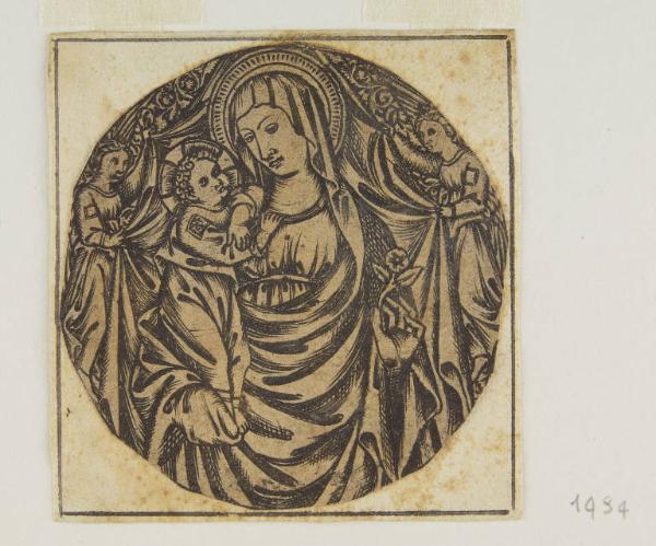 La Vergine col Bambino in braccio