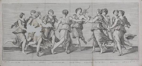 Apollo danza con le Muse