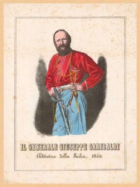 Il generale Giuseppe Garibaldi Dittatore della Sicilia