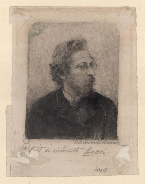 Portrait du violinist Boari