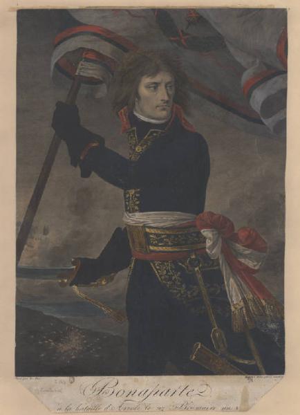Bonaparte/ Ã  la bataille d'Arcole le 27 Brumaire an V