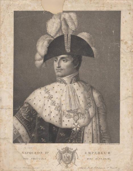Napoleon I.er Empereur des Français Roi d'Italie