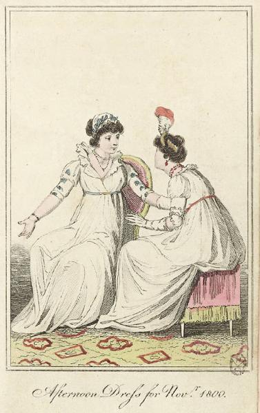 Afternoon Dress for Nov. 1800