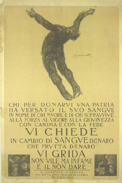 Il Comitato d'azione fra mutilati e invalidi di guerra in Genova