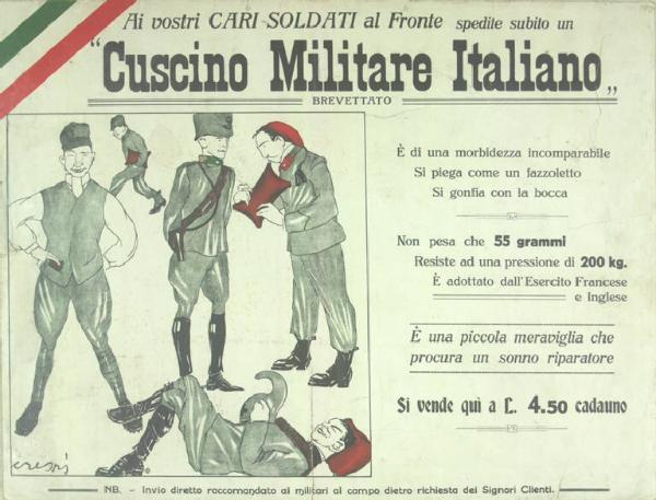 Cuscino militare italiano
