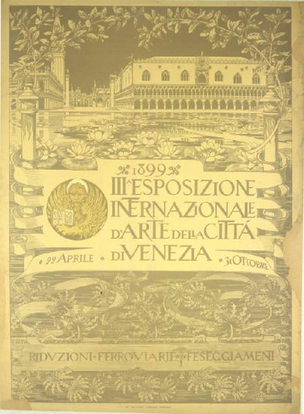 3° Esposizione Internazionale d'Arte della città di Veneza 1899