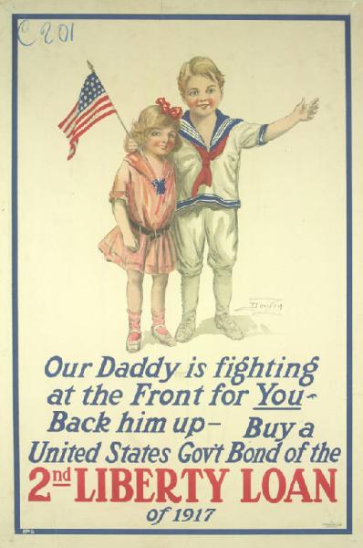 Our daddy is fighting at the front for you