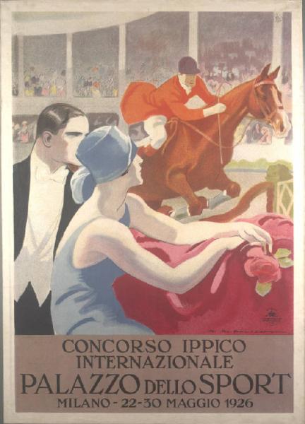 Concorso Ippico Internazionale - Palazzo dello Sport - Milano 22-30 Maggio 1926