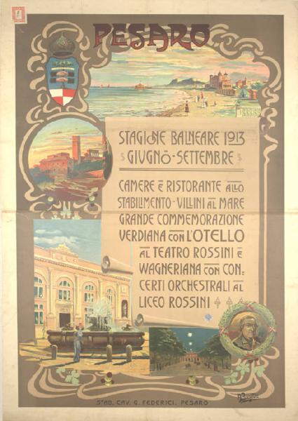 Pesaro - Stagione balneare 1913