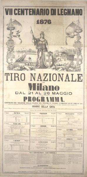 VII Centenario di Legnano - Tiro Nazionale in Milano, 1876