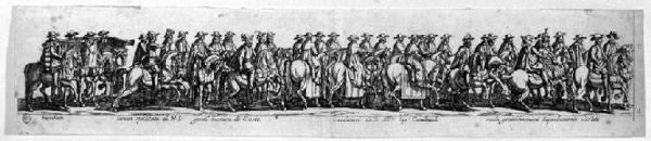 Ordine della cavalcata che si compie a Roma quando il Pontefice si reca nella chiesa di S. Giovanni in Laterano