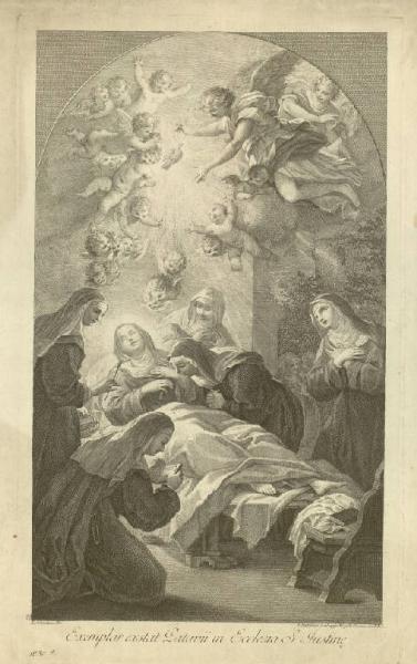 La morte di Santa Scolastica