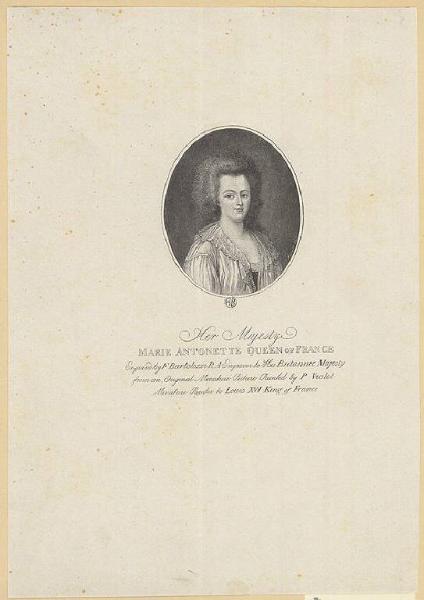 Ritratto di Maria Antonietta regina di Francia