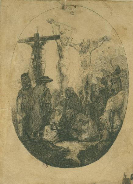 Cristo in croce tra i due ladroni