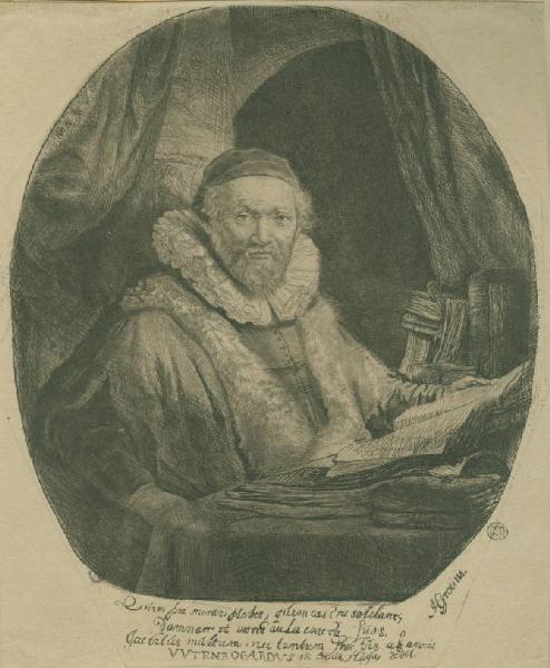 Ritratto di Jan Uytenbogaert, predicatore protestante