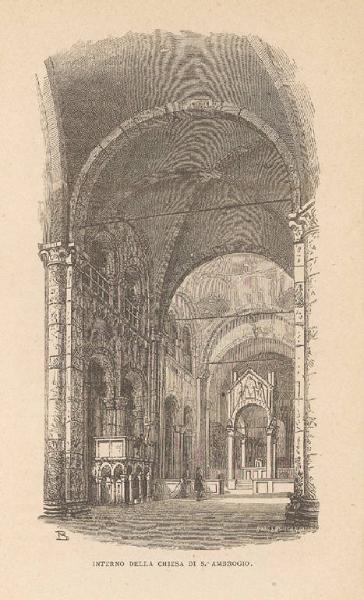 Interno della Basilica di S. Ambrogio