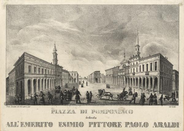 Pomponesco. Piazza
