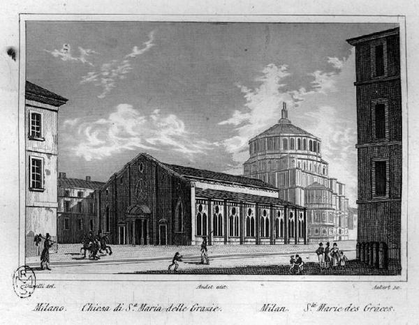 Milano. Chiesa di Santa Maria delle Grazie