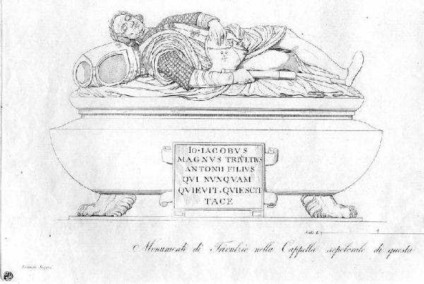 Milano. Tomba di Giacomo Trivulzio nella Chiesa di San Nazzaro