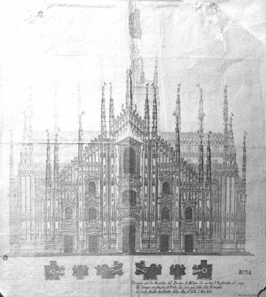 Milano. Duomo (Progetto per la facciata)