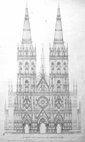 Bozzetto per la Facciata del Duomo di Milano