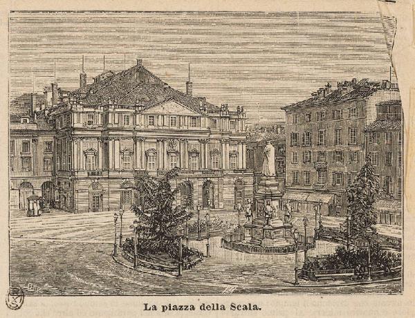 Milano. Piazza della Scala