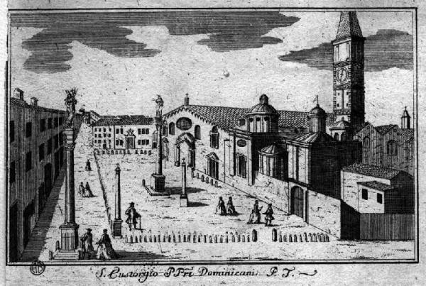 Padova. Piazza dei Signori e Palazzo del Capitanio