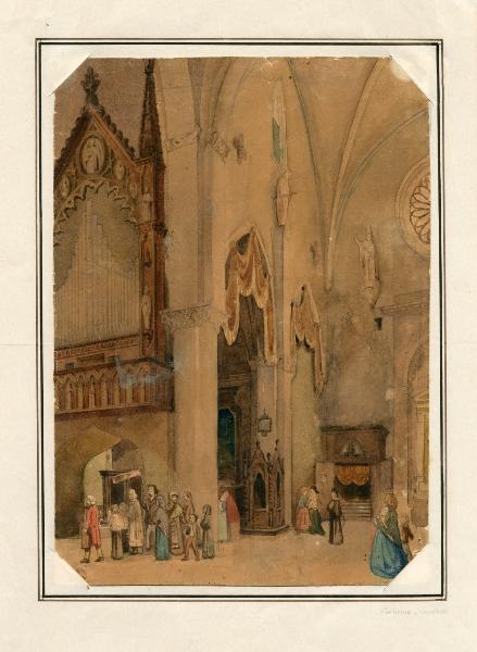 Milano. Chiesa di Santa Maria del Carmine: interno