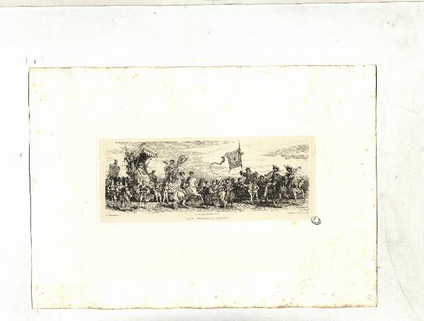 Cortége historique de la Ville de Vienne a l'occasion des noces d'argent de leurs majestes Francois-Joseph I et Elisabeth