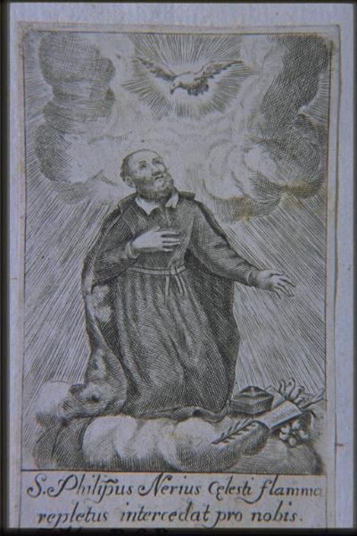 San Filippo Neri ispirato dallo Spirito Santo