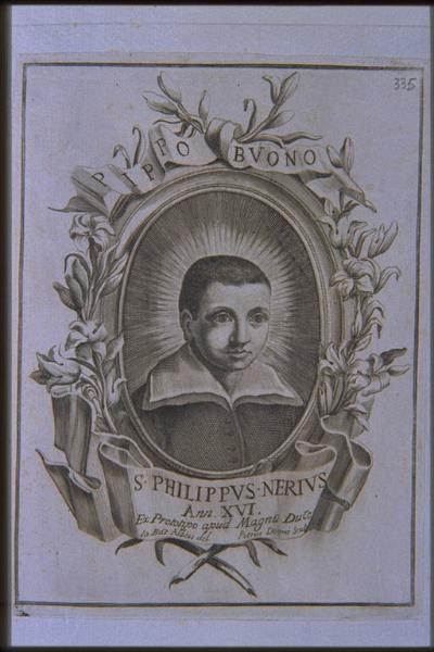 Ritratto di san Filippo Neri a 15 anni