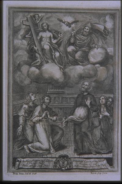 San Filippo Neri mostra la veste bianca