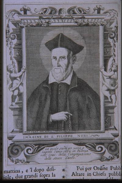 Ritratto di san Filippo Neri nell'oratorio di Padova