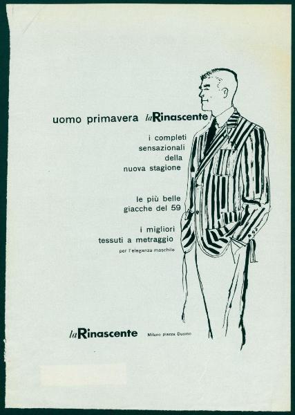 Uomo primavera la Rinascente