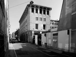 Scorcio dell'edificio su via Boldori - fotografia di Sartori, Alessandro (2017)