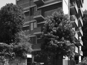 Dettaglio della facciata di uno dei blocchi - fotografia di Introini, Marco (2015)