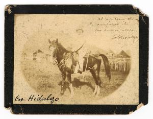 Ritratto maschile - Capitano Stefano Hidalgo a cavallo