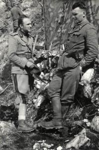 Guerra d'Albania - Fronte greco - Accampamento della Divisione Julia sul monte Scendèli