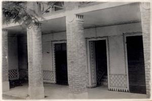 Cardina - Villa Ravasi - piano terra con vano scale, retro dell'edificio antistante quello principale