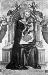 Dipinto - "Madonna col Bambino" di Paolo Schiavo, primi del '400