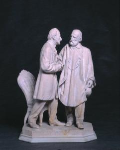 Alessandro Manzoni e Giuseppe Garibaldi