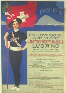 1902-1912 Feste commemotative primo decennio dell' Oratorio festivo maschile Lugano.