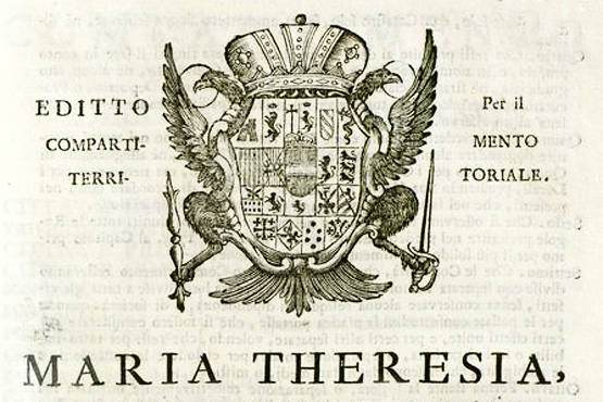 Editto per il compartimento territoriale dello Stato di Milano [Milano, 10 giugno 1757]