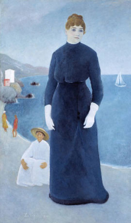 Umberto Lilloni, Ritratto di Sofia Gervasini, 1931, olio su tela Umberto Lilloni, Ritratto di Sofia Gervasini, 1931, olio su tela