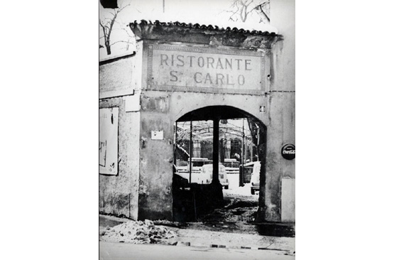 Milano - Piazza Dergano - Ristorante San Carlo - Ingresso - Rolando Foto, 1950 - 1960